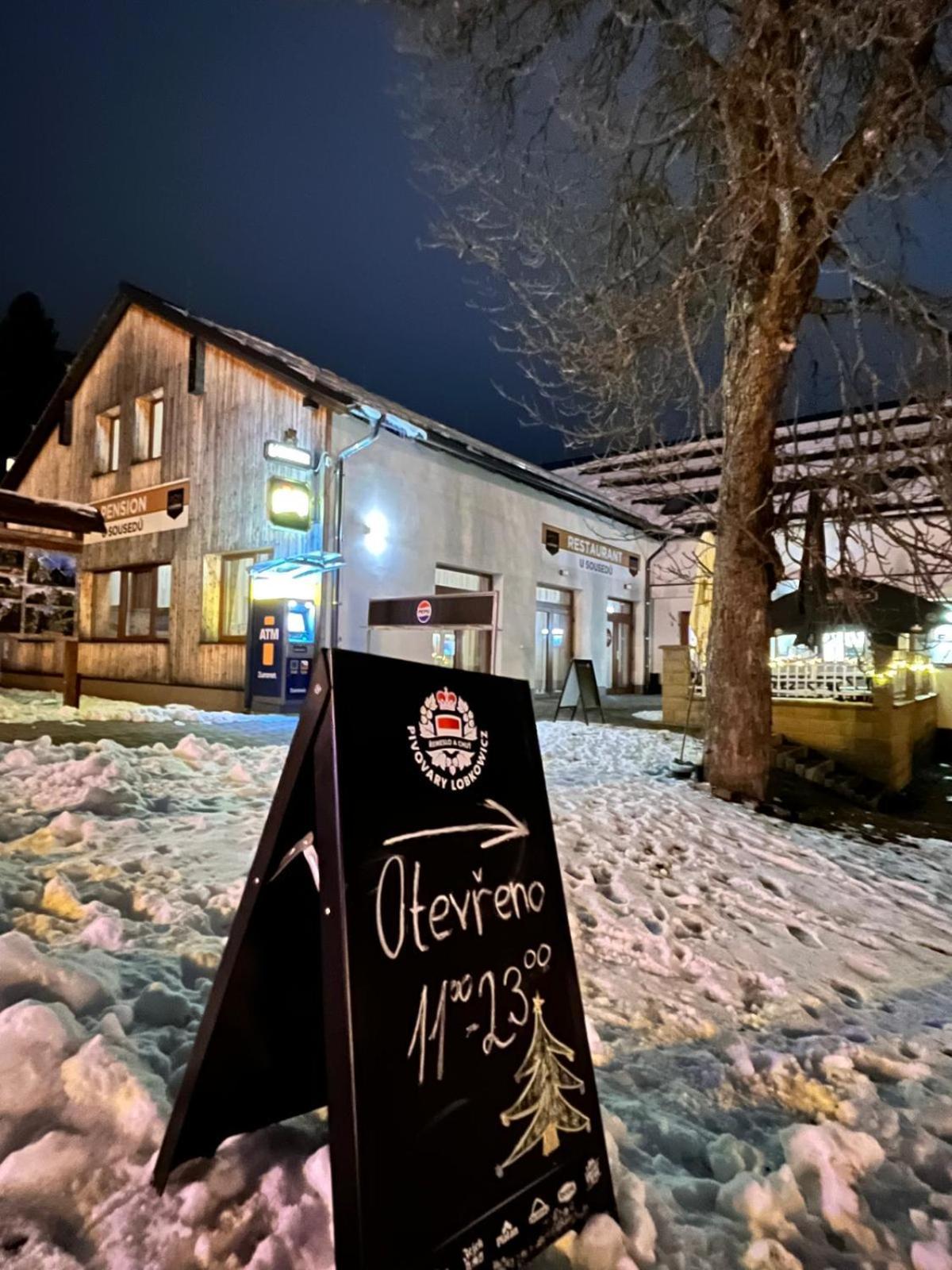 Penzion A Restaurace U Sousedu Strazny Bagian luar foto